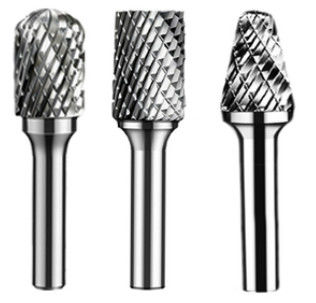 заусенец карбида Yg8 вольфрама 3mm 6mm стальной роторный для деревянной вогнутой фасонной фрезы сферы