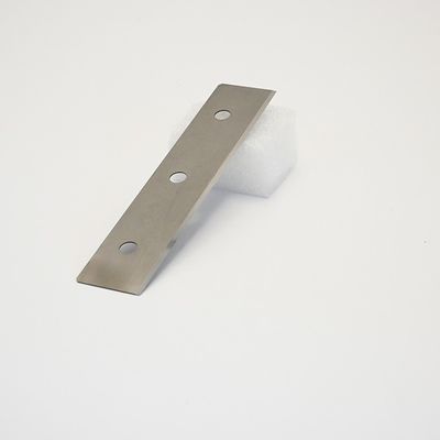 Заказной твердосплавный нож из карбида вольфрама для резки химических волокон с тремя отверстиями, нож для промышленных машин для резки пленочных материалов