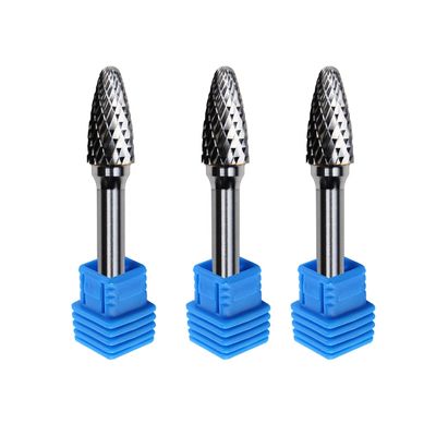 Пламя яйца C1225 6mm Se овальное роторное формирует вращая заусенцы карбида вольфрама 8mm