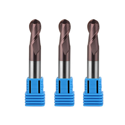 Торцевая фреза 2mm карбида вольфрама CNC 12mm 6mm резцы носа шарика 200 mm 6 Ballnose филируя