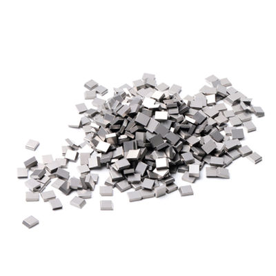 Заказные напайки из твердого сплава на основе карбида вольфрама с твердостью YG8, устойчивостью к сжатию и квадратной формой для резки камня