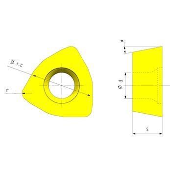 HRA90 Твердость Вставка для фрезерного станка с 3-летней гарантией и более длительным сроком службы для центра обработки станков с ЧПУ
