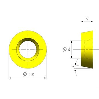 RPMV CNC вставка с сверхжестким материалом и углом 11° для точной обработки меди в электронном производстве