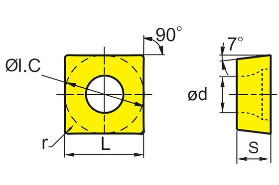 Твердосплавная CNC-пластина модели SNMG с углом 0° и допуском ±0.08–±0.18 для обработки деталей диаметром 4.76 мм–7.94 мм