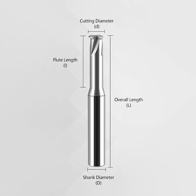 Однопроводный фрезерный режец с однозубкой конструкцией для M2, M3, M4, M6 нитей в МЕДРЕ, СЛИГИРОВАННОЙ СТЕЛЕ, ОБЩЕЙ СТЕЛЕ, ЛЮБОЙ ЖЕРНЕ