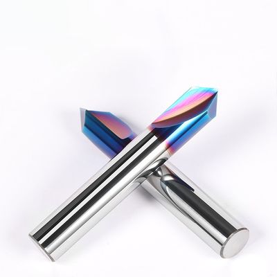 65° 2-флейтовый инструмент с 90° угловым резачём вольфрамового карбида для нержавеющей стали