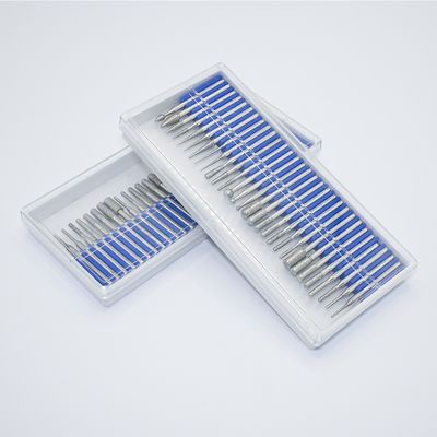 10 штук ярких необработанных твердосплавных борфрез для нержавеющей стали с хвостовиком 1/8" 3 мм