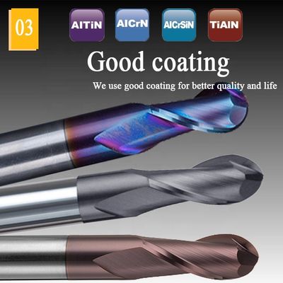 Торцевая фреза 200mm карбида вольфрама стальная алюминиевая 6 каннелюра R3 4 Hrc 45 Hrc 55 круглая